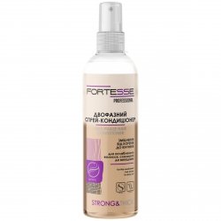Wzmacniająca dwufazowa odżywka w sprayu do włosów osłabionych, Fortesse Pro Strong & Thick, 250ml