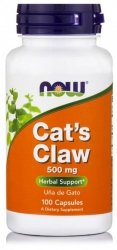 Кошачий коготь (Cat's Claw) 500 мг, Now Foods, 100 капсул