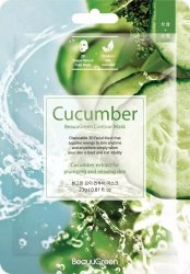 Maseczka koreańska w płacie z ogórkiem - Cucumber, Beauugreen