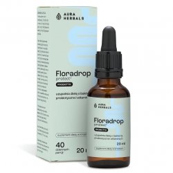 Floradrop protect, probiotyk, krople, Aura Herbals, 20ml