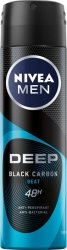 NIVEA MEN Antyperspirant w sprayu Deep Black Carbon Beat 150 ml