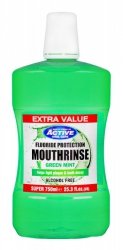 Beauty Formulas Active Oral Care Płyn do płukania jamy ustnej z fluorem Green Mint - bez alkoholu 750ml