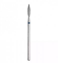 STALEKS Frez do paznokci - diamentowy płomyk 2.3/10mm (niebieski) 1szt