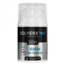 SOLVERX SOFT krem do twarzy dla mężczyzn, 50 ml