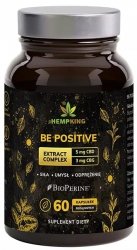 Be Positive (5 mg CBD, 3 mg CBG) Extract Complex Hemp King, 60 kapsułek