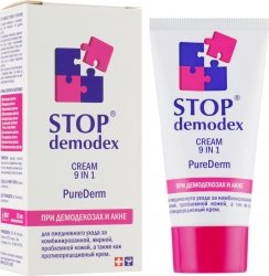 Крем Pure Derm 9 в 1 Стоп Демодекс, Stop Demodex, 50 мл