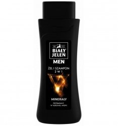 Biały Jeleń for Men Szampon Żel hipoalergiczny 2w1 Minerały 300ml