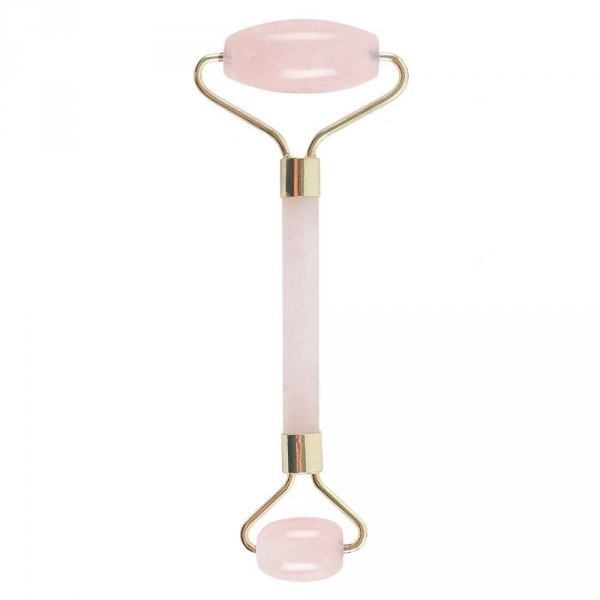 Double Sided Pink Quartz Massage Roller