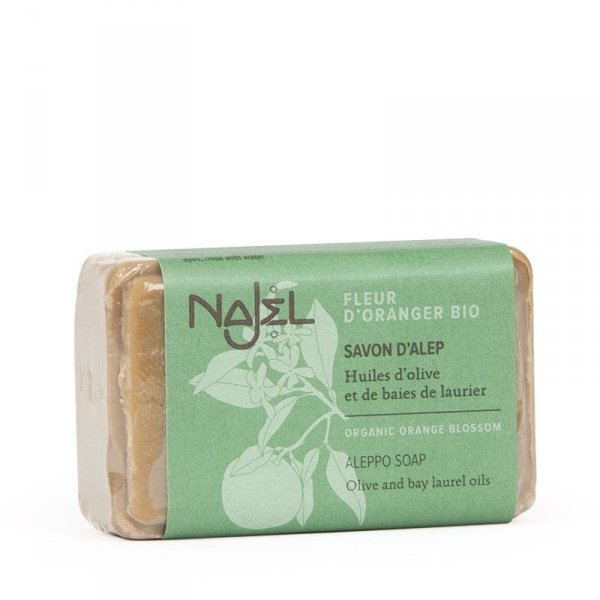 Aleppo Soap with Organic Orange Blossom, Najel, 100g