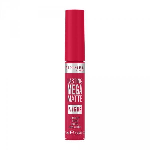 RIMMEL Lasting Mega Matte Płynna pomadka do ust 910 Fuchsia Flush 7.4 ml
