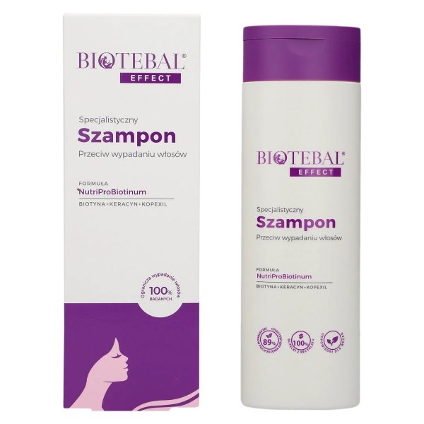 Szampon do włosów Przeciw Wypadaniu Włosów, Biotebal Effect, 200ml