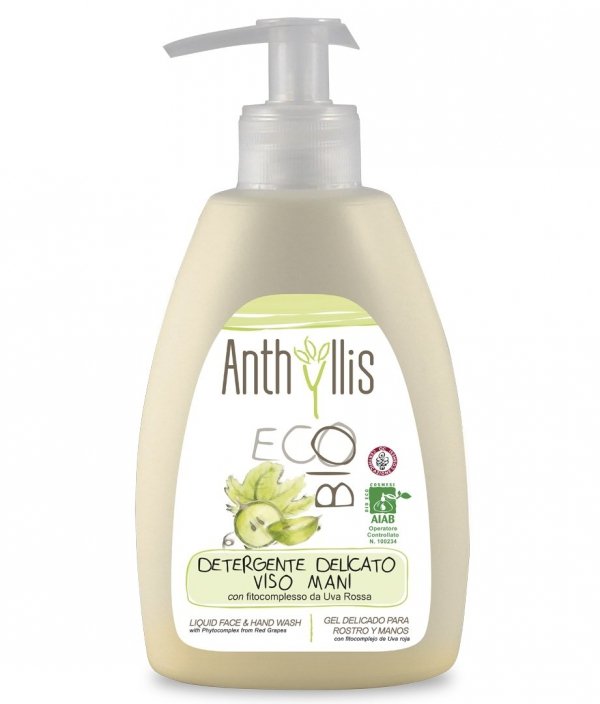 Red Grape Liquid Face &amp; Hand Wash, Pierpaoli Anthyllis, 300ml