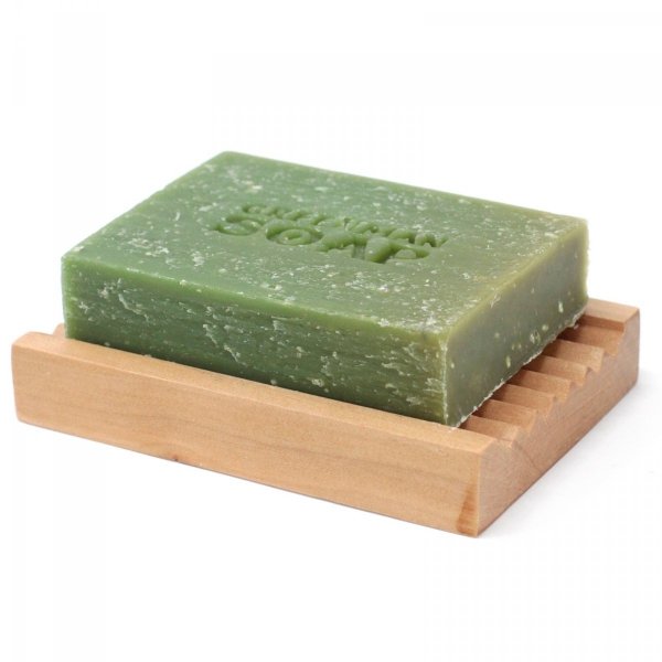Lemon &amp; Basil Natural Face and Body Soap, Greenman, 100g
