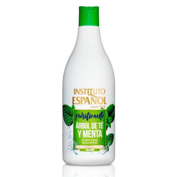 Szampon do włosów PURIFYING HERBATA &amp; MIĘTA, Instituto Espanol, 750ml
