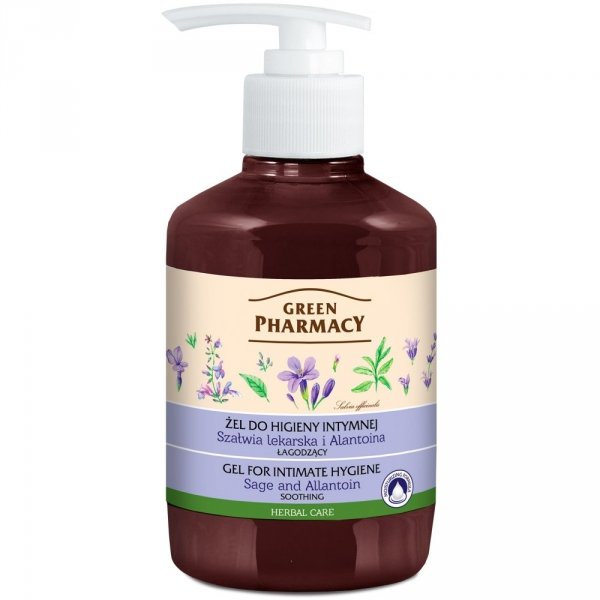 Intimate Hygiene Gel Sage and Allantoin, Green Pharmacy