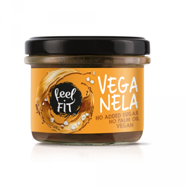 Krem wegański Słony Karmel bez cukru, FEEL FIT, 200 g