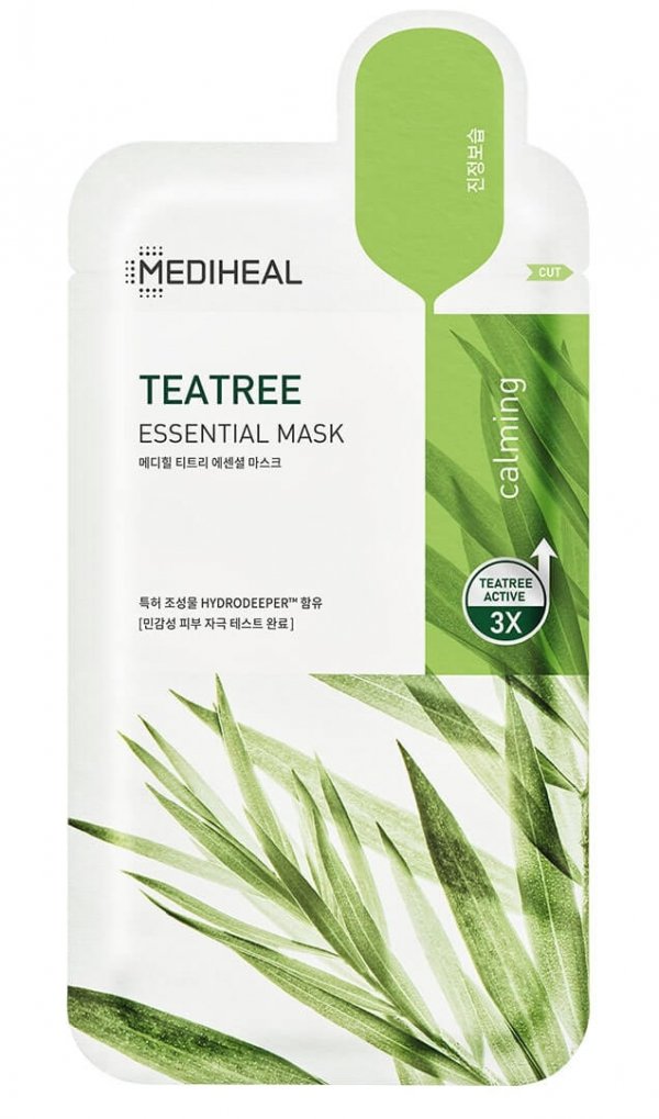 Kojąca Maska w Płachcie TEATREE ESSENTIAL Bambusowa, Mediheal