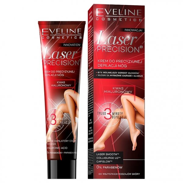 EVELINE Laser Precision Krem do precyzyjnej depilacji nóg 125 ml