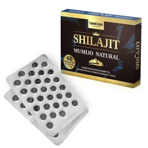 Mumijo Mumio Shilajit, UNKURI, 60 tabletek