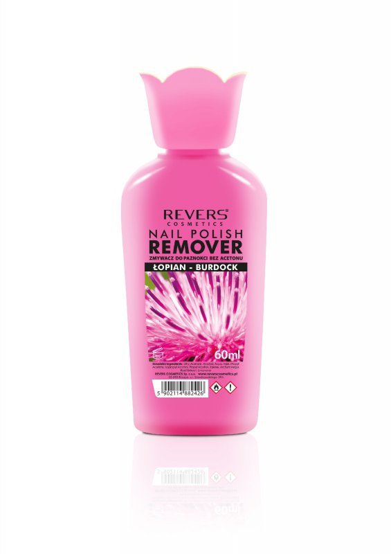 REVERS Zmywacz do paznokci bez acetonu - Łopian 60ml