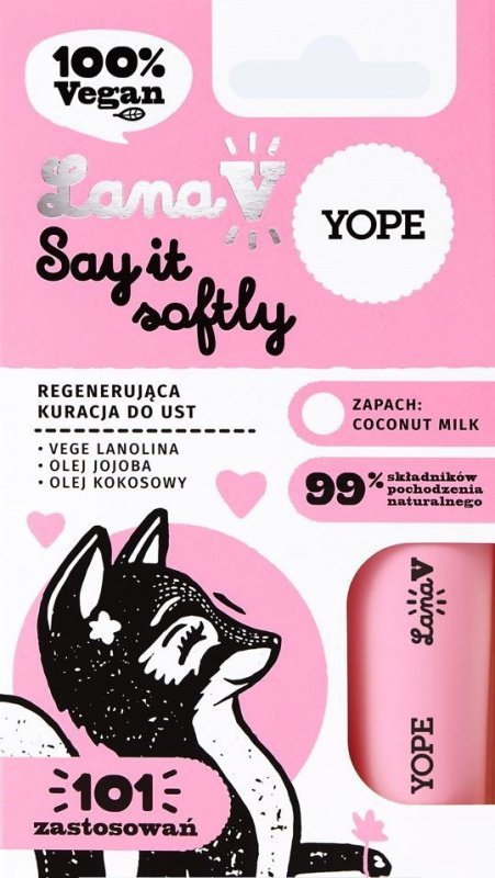 YOPE Lana V Regenerująca Kuracja do ust SAY IT SOFTLY  5g