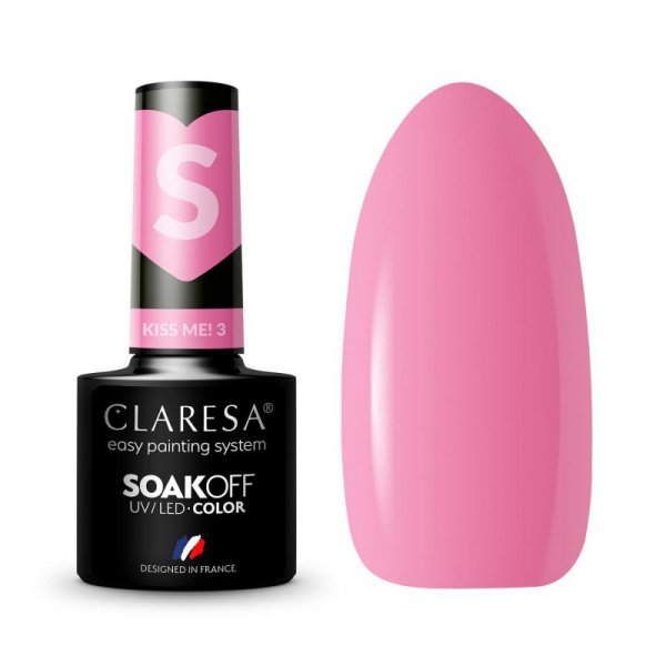 CLARESA Lakier hybrydowy Kiss Me! nr 3  5g