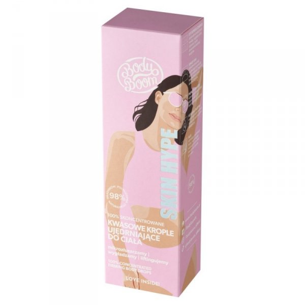 BODY BOOM Skin Hype Kwasowe Krople ujędrniające do ciała (100% skoncentrowane) 100ml