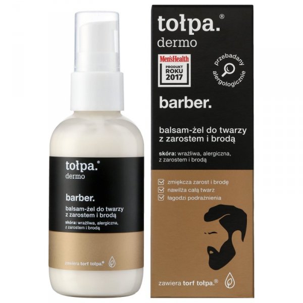 TOŁPA Dermo Barber Balsam-żel do twarzy z zarostem i brodą 75 ml