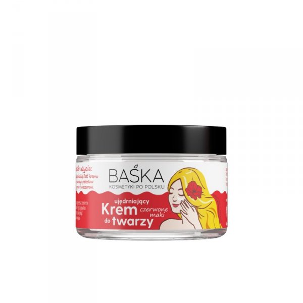BAŚKA Krem do twarzy ujędrniający - maki 50 ml
