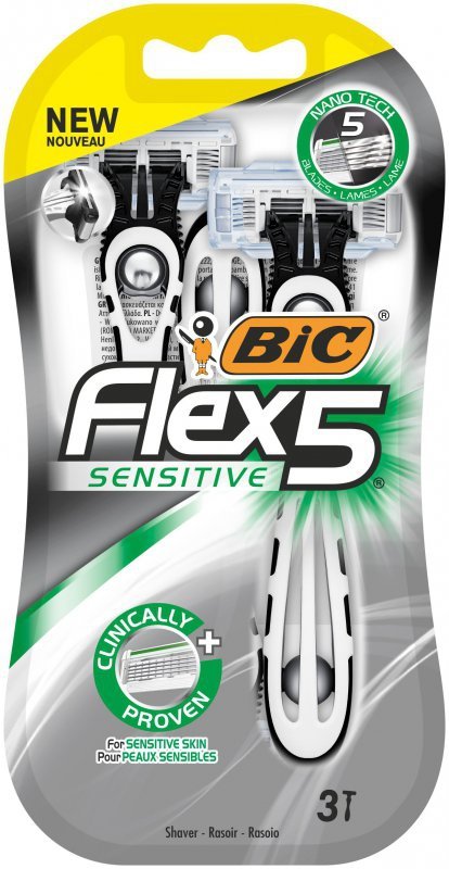 BIC Maszynka do golenia Flex 5 Sensitive 1 op. - 3szt