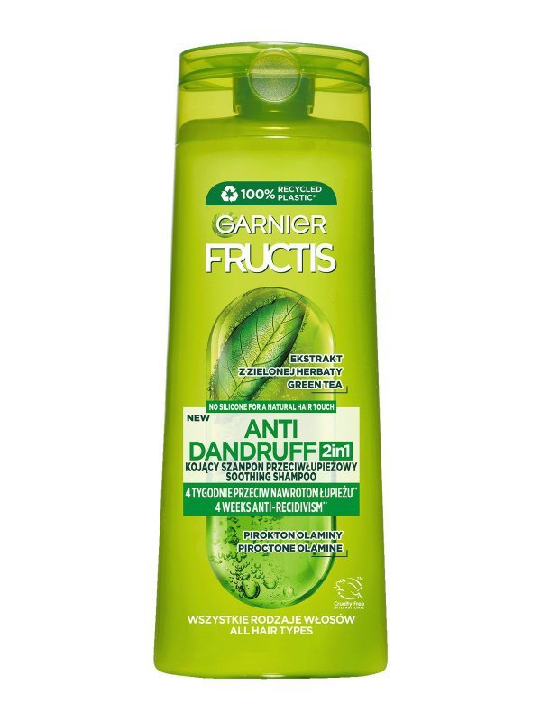 GARNIER Fructis Przeciwłupieżowy Szampon do włosów 2w1  400 ml