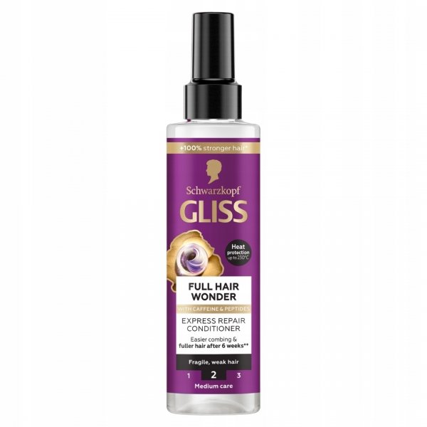 SCHWARZKOPF Gliss Full Hair Wonder Odżywka ekspresowa do włosów 200 ml