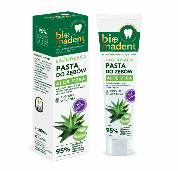 Soothing Aloe Vera Toothpaste, BIO MADENT, 100ml