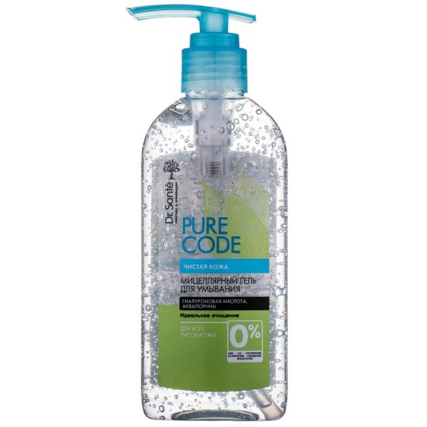 Żel micelarny do mycia twarzy, Dr.Sante Pure Code, 200ml