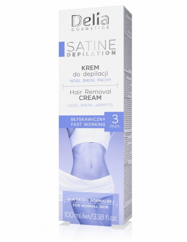 DELIA Satine Depilation Błyskawiczny krem do depilacji 3 minuty 100 ml