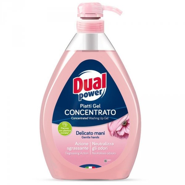 Delikatny płyn do naczyń z pompką Delicato – DUAL POWER 1 l