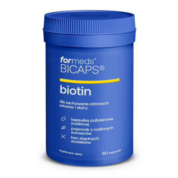 BICAPS BIOTIN, 60 kapsułek, ForMeds