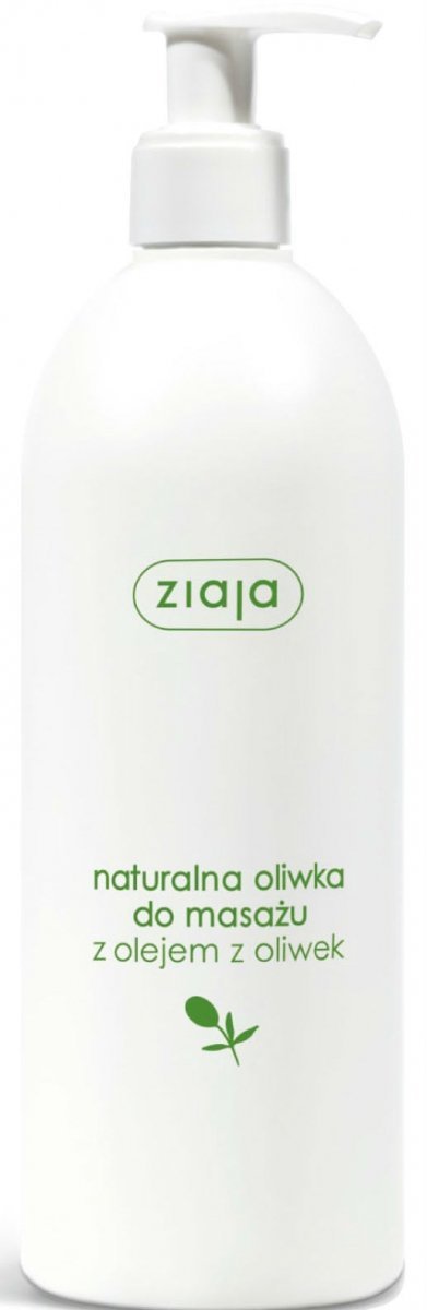 Natural Massage Oil with Olive Oil, Ziaja, 500 ml