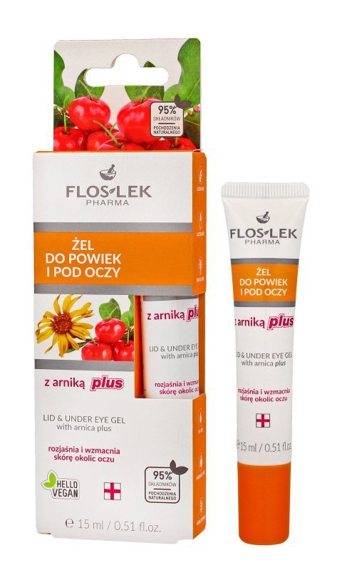 FLOSLEK Oczy Żel do powiek i pod oczy z arniką PLUS, 15 ml