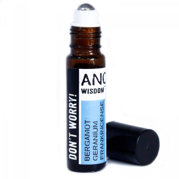 Bergamot &amp; Geranium Essential Oil Blend, Roller, Ancient Wisdom