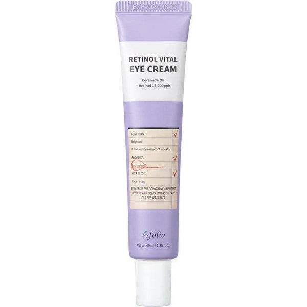 Rewitalizujący krem pod oczy z retinolem, Esfolio, 40 ml