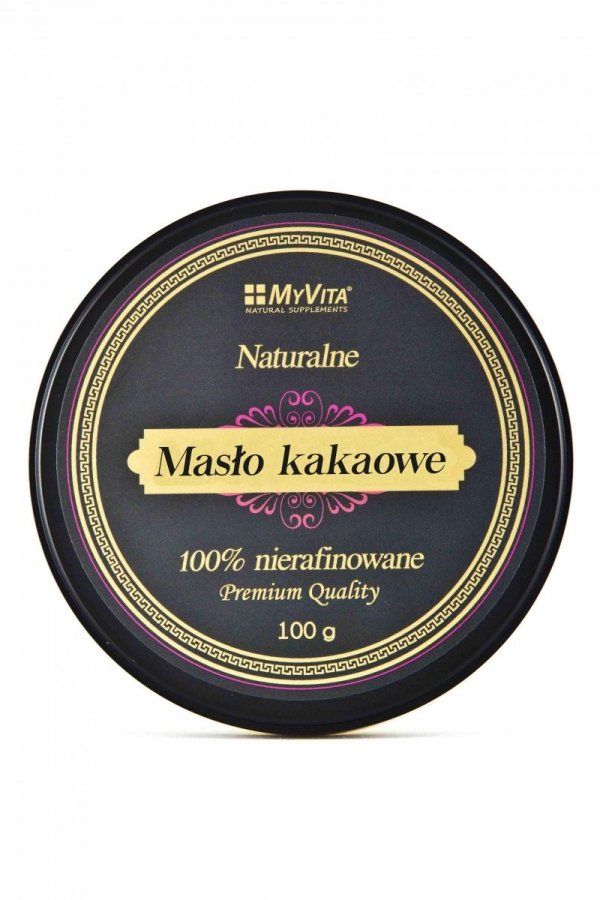 Masło Kakaowe 100% Nierafinowane, Myvita
