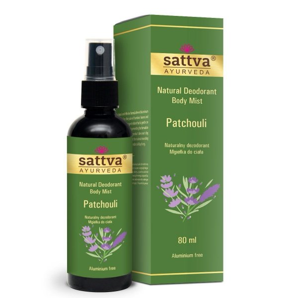 Naturalny dezodorant patchouli, Sattva, 80 ml