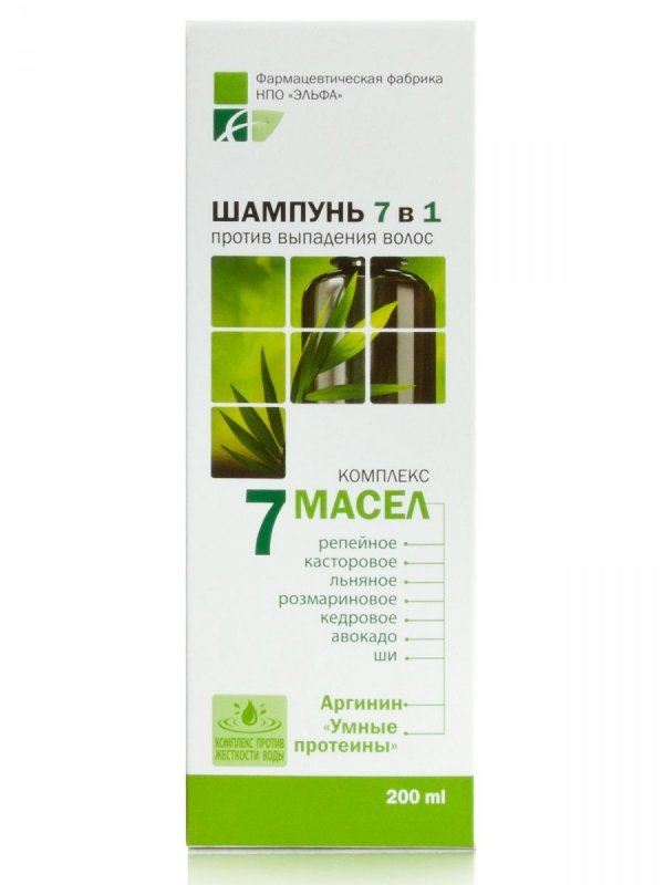 Shampoo Against Hair Loss, 7 Oils