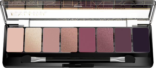 Eveline Eyeshadow Professional Palette Zestaw cieni do powiek 05 Essential Rose (8)  9.6g