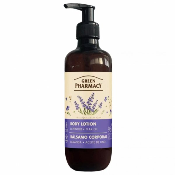 Balsam do ciała Lawenda i Olejek lniany, GREEN PHARMACY, 400ml