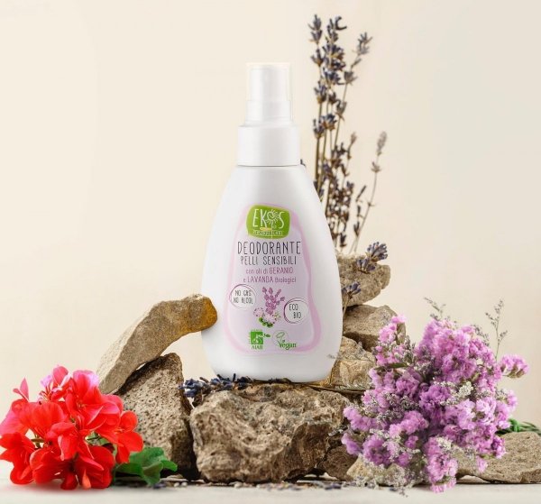 Lavender &amp; Geranium Natural Deodorant, AIAB, Pierpaoli Ekos
