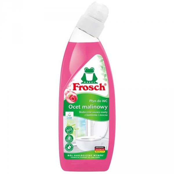 Malinowy płyn do WC, Frosch, 750 ml