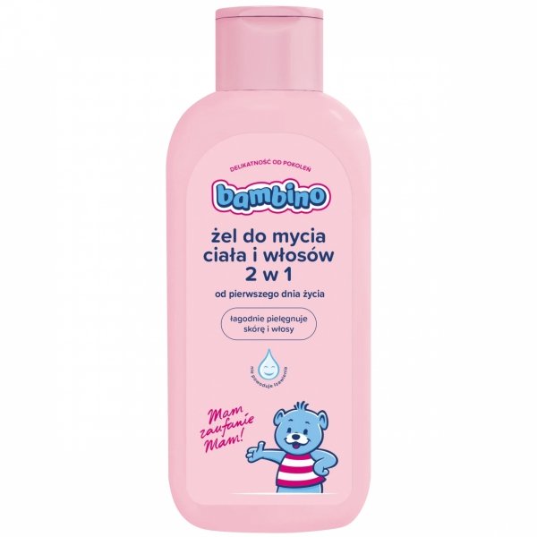 BAMBINO Żel do mycia ciała i włosów dla niemowląt i dzieci 2w1, 400ml