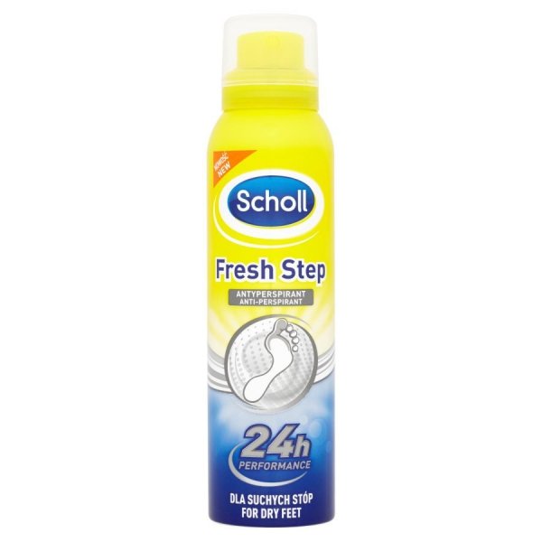 Scholl Pielęgnacja stóp Fresh Step Dezodorant do suchych stóp antyperspirant  150ml